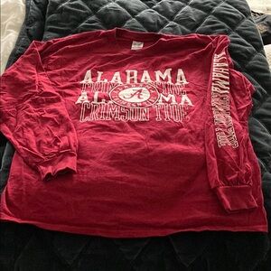 University of Alabama Crimson Tide Red Long Sleeve Tee